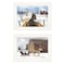 Homeroots Set Of Two Sleigh Bells Ringing White Framed Print Wall Art, 2PK 407911 - alternate 1