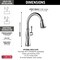 Delta Cassidy Single Handle Pull-Down Kitchen Faucet 9197-AR-PR-DST - alternate 4
