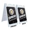 Signmission Espresso, A-Frame & 2 Decals Installed, Heavy-Duty Plastic Frame SBHD-D-2436-30373 - alternate 4