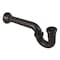 Kingston Brass 1-1/4, or 1-1/2 x 1-1/2 Inch Decor P-Trap with Bell Flange, 13-1/16 Inch Length, 18 Gauge CC2245 - alternate 1