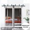 Sartodoors Slab Barn Door Panel, Lucia 1299 White Silk with Mirror, Sturdy Finished Doors, Pocket Closet Sli LUCIA1299S-WS-28 - alternate 4