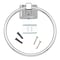 Oakbrook Collection Chrome Towel Ring Die Cast Zinc BH-OB30001CH - alternate 3