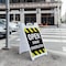 Signmission Open During Construction, A-Frame & 2 Decals Installed, Heavy-Duty Plastic Frame SBHD-D-2436-Open During Construction - alternate 5