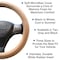 Dash Designs Comfort Grips Ultra Plush 13.5in - 14.5in Steering Wheel Cover - Tan 3311TN - alternate 4