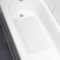 Zenith Zenna Home 16'' x 28'' White Rubber Bath Mat 77WW - alternate 5