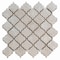Apollo Tile Artisana 12x12 in. Silver Gray Textured, Foiled Resin Arabesque Lantern Mosaic Wall Tile, 5PK APLBRJ881A - alternate 1
