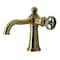 Kingston Brass One-Handle Single-Hole Bathroom Faucet with Push Pop-Up Drain, Antique Brass KS3543RNX - alternate 1