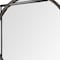 Homeroots 46" Black Abstract Metal Framed Accent Mirror 376440 - alternate 5