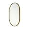 Homeroots Gold Oval Accent Metal Mirror 376434 - alternate 1