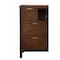 Homeroots 45in Brown Select Solids and Veneer Open shelving TV Stand 404269 - alternate 4