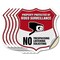 Signmission Video Surveillance Shield Sign Property, 6 inch X 6 inch, Vinyl Decal, 5PK SHI-D-5PACK-6-472 - alternate 1