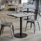 Flash Furniture 30"x24" Tabletop, Seamless Surface Technology, Gray Faux Concrete, 18" Round Black Table Height Base ST-REC2430-CMGY-TR18-GG - alternate 5