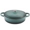 Crock-Pot Artisan Enameled 5 Quart Cast Iron Round Braiser Pan with Self Basting Lid in Slate Grey 112001.02 - alternate 4