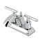 Kingston Brass Double-Handle 4" Centerset Bathroom Faucet with Pop-Up Drain, Polished Chrome FSC4641CML - alternate 1