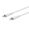 Monoprice USB 2.0 USB-C to USB-C Silicone Cable 3ft White 47192 - alternate 1