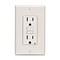 Leviton 15 Amp Self-Test SmartlockPro Slim Duplex GFCI Outlet, Light Almond 006-GFNT1-00T - alternate 1