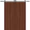 Sartodoors Modern Double Barn Door 56 x 84 inches, BASIC 3001 Walnut Franko, 13FT Rail Track Set, Solid Pane BASIC3001DB-GOFR-5684 - alternate 1