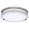 Nuvo Glamour LED 10 Inch Flush Mount Brushed Nickel Finish 27K/3K/35K/4K/5K CCT Selectable 62/1875 - alternate 4