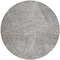 Homeroots 8' Gray Brown And Ivory Round Abstract Washable Indoor Outdoor Area Rug 597024 - alternate 5