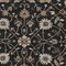 Homeroots 9' X 12' Black Brown And Ivory Floral Washable Indoor Outdoor Area Rug 604747 - alternate 6