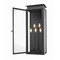Z-Lite Nova 5 Light Outdoor Wall Light, Black/Clear, 9.25 In W x 32 In H 5018XL-BK - alternate 5