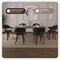 Leisuremod Modern Wooden Dining Chair, Walnut Color Frame in Black, Brivo Collection BC22BL - alternate 7