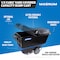 Magnum Tool Tilt Truck, 1/2 Cu. Yd. Capacity Dump Cart with Non-Marking 12 in Wheels & 5 in Casters (3-Pack) DUC12T-F-NM-03PK - alternate 4