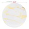 Smarty Had A Party 10.25" White with Gold Marble Stroke Round Disposable Plastic Dinner Plates (120 Plates), 120PK 900WG-CASE - alternate 7