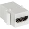 Intellinet Network Solutions MANHATTAN HMDI INLINE COUPLER, HDMI FEMALE TO HDMI FEMALE WHITE. SNAP-IN INSTA 771351 - alternate 1