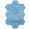 Apollo Tile Amalfi 9x8 in. Yosemite Blue with Copper flecks Glossy Shell, Terrazzo Hexagon Tile, 5PK APLAQT8802HXBLU - alternate 3