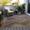 Homeroots 9' X 12' Taupe And Beige Abstract Washable Indoor Outdoor Area Rug 618188 - alternate 7