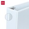 Deli Economy View Binder 2in, Letter, 3-Ring, 2 Pockets, White, 12PK CF564-WH - alternate 3