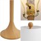 Jonathan Y Albie 25" Modern Coastal Iron Column LED Table Lamp, Brown Wood Finish, 2PK JYL5507A-SET2 - alternate 6