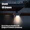 Techko Outdoor Solar Aluminum Rounded Wall Sconce with Motion Sensor & LED Lightbar, 8PK SML-3207-1-8PK - alternate 9