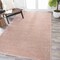 Jonathan Y Haze Solid Low-Pile Pink 10 ft. x 14 ft. Area Rug SEU100P-14 - alternate 6