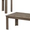 Homeroots Set of Three 44" Taupe Coffee Table, 3PK 366077 - alternate 5