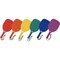 Champion Sports Plastic Paddleball Rackets, Set of 6 Assorted Colors MRSET - alternate 1
