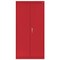 Sandusky Lee Combo Storage Cabinet, 72 in H, 36 in W, 18 in D, Swing, Keyed, Red, 4 Shelves CAC1361872-01 - alternate 5
