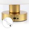 Jonathan Y Zoe 5.75" Modern Minimalist Iron Rechargeable Integrated Portable LED Table Lamp, Brass Gold/White JYL7113C - alternate 12