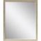 Homeroots 31" Silver Wood Accent Mirror 632754 - alternate 1