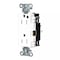 Hubbell Wiring Device-Kellems Straight Blade Receptacle, 5-15R, 15 A, 125V AC, 2 Pole, 3 Wire, Surface Mount, Grounded HBL2172STWTR - alternate 1