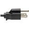 Eaton Tripp Lite Series 3-Slot Power Cord, NEMA 5-15P to C5 - Laptop/Notebook, 7A, 125V, 18 AWG, 6 ft. P013-006 - alternate 3