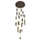 Euf Ronda, Chandelier , 11-Light, 20", Weathered Brass, Alabaster 50119-011 - alternate 3