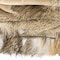Homeroots 60" X 50" Tan Knitted Rabbit Fur Animal Print Throw Blanket 358168 - alternate 3