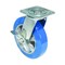 Vestil Polyurethane Precision Ball Bearing Swivel With Brake Caster 8 In. x 2 In. 881 lb Blue/Gray CST-PB-8X2PUA-SWB - alternate 4