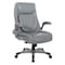 Office Star Products Office Chair, Silver, Leather, Swivel ECH75137-EC2 - alternate 1