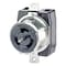 Leviton Locking Receptacle, 50 A, 480V AC, Black CS8469 - alternate 1
