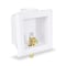 Everflow Icemaker Outlet Box W/ Valves; 1/2'' PEX A; White ABS (Single) SB100-F - alternate 1