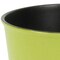 Homeroots 5in Lime Green Recycled Plastic Indoor Outdoor Round Pot Planter 488315 - alternate 2