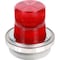 Edwards Signaling Warning Light, Red, 40W Halogen, 120V AC, 65 FPM, 6 in Dia., 1/2 in NPT Pipe 50R-N5-40WH - alternate 1